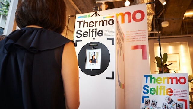 自動検温をエンタメ化する「Thermo Selfie」誕生の画像