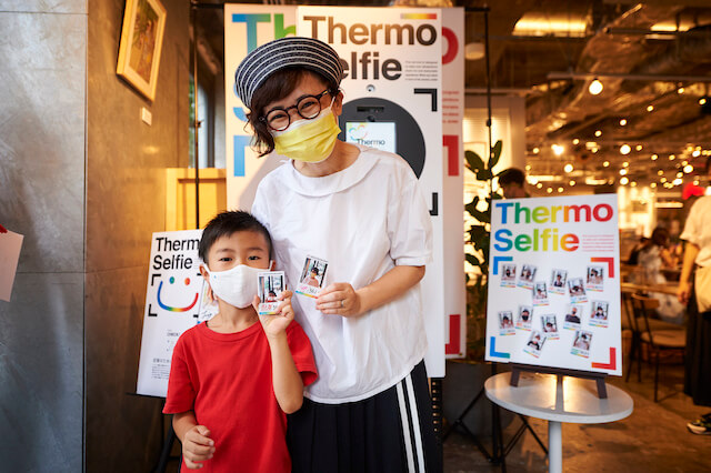 自動検温をエンタメ化する「Thermo Selfie」誕生の画像