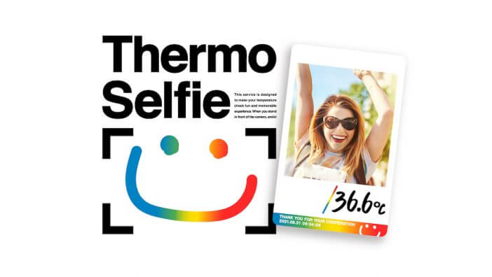 事務的な自動検温をエンタメ化し、思い出へと変える「Thermo Selfie / サーモセルフィー」発表　今週末にプロトタイプが体験可能