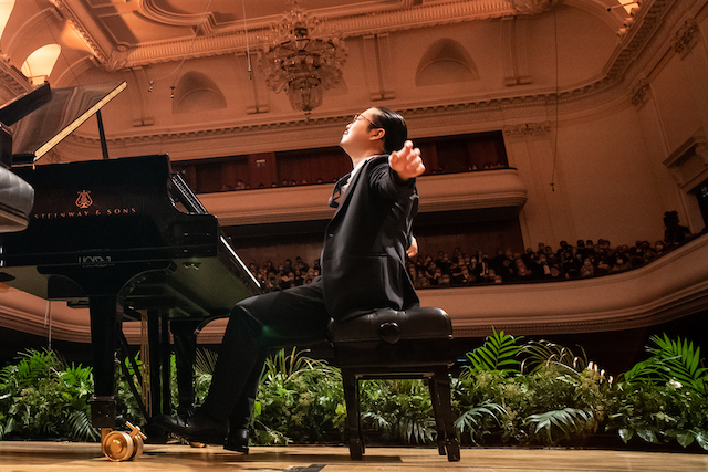 First prize-winners’ concert of the 18th Chopin Competition in Warsaw Philharmonic Concert Hall .
On pic: Kyohei Sorita
Photo by: Darek Golik 
Warsaw, Poland, 22st of October 2021の画像