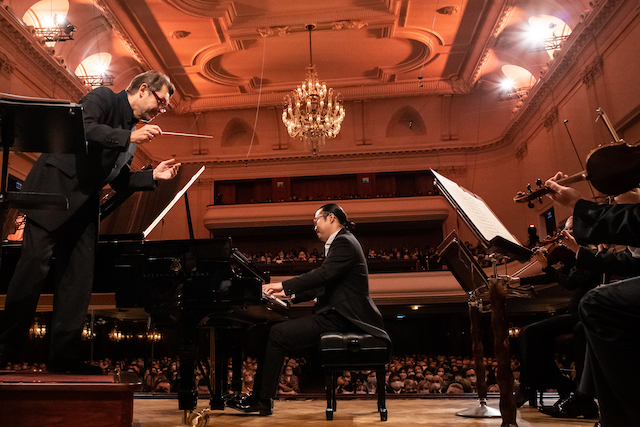 Finals of the 18th Chopin Competition in Warsaw Philharmonic Concert Hall .
On pic: Kyohei Sorita
Photo by: Wojciech Grzedzinski 
Warsaw, Poland, 18th of October 2021の画像