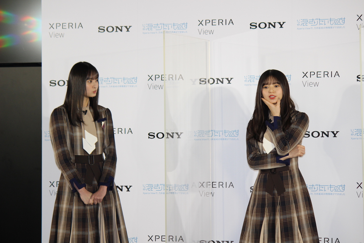 乃木坂46がXperia ViewでVRを体験の画像