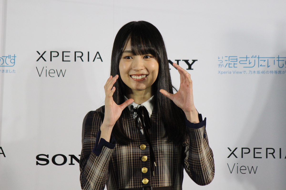 乃木坂46がXperia ViewでVRを体験の画像