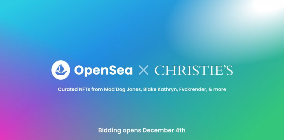 クリスティーズとOpenSeaがコラボ