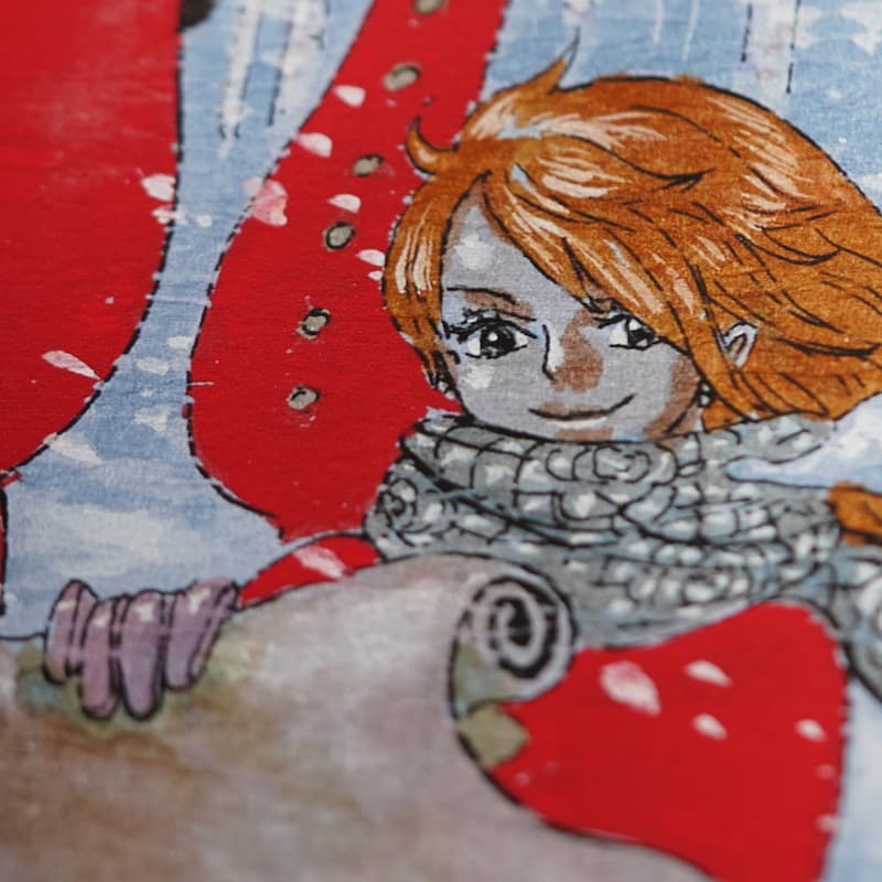 実はレア『ワンピ』冬を描いたカラー作品の画像