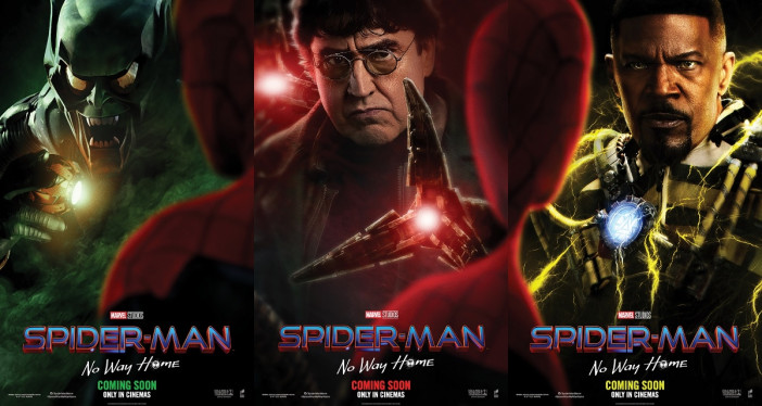 『スパイダーマンNWH』グリーン・ゴブリン、ドック・オク、エレクトロのキャラポスター公開