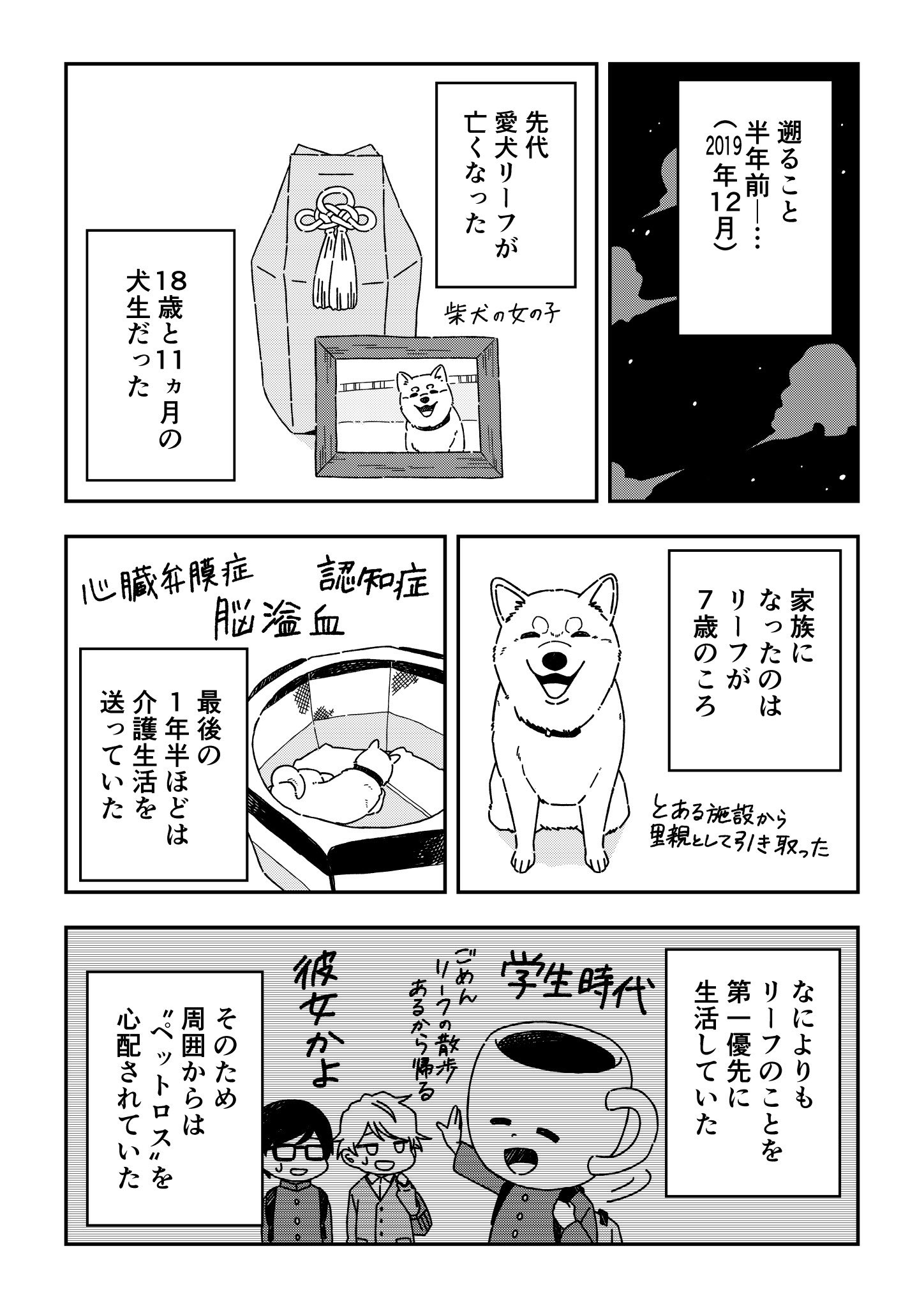 【漫画】ペットロスの乗り越え方の画像