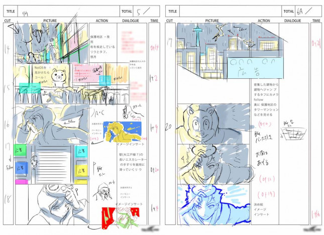 「アンチシステム’s」MVコンテ資料