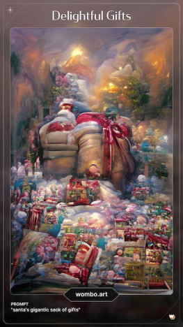 「Santa’s Giant Sack of Gifts（サンタの巨大なプレゼント袋）」｜WOMBOのTwitterより
