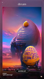「giant yellow egg（大きな黄色い卵）」｜WOMBOのTwitterより