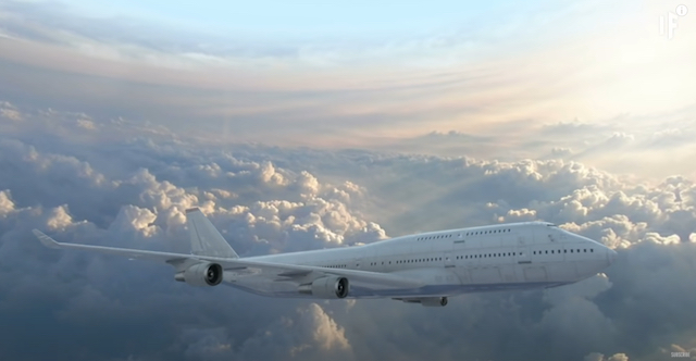 もし飛行機の乗客が同時にジャンプしたら？の画像