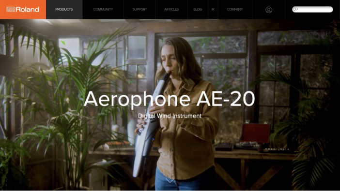 ローランド、デジタル管楽器「Aerophone」シリーズの新製品を発表　アプリとの連携によるレッスン機能を搭載