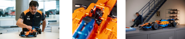 レゴ×マクラーレンのF1カー登場の画像