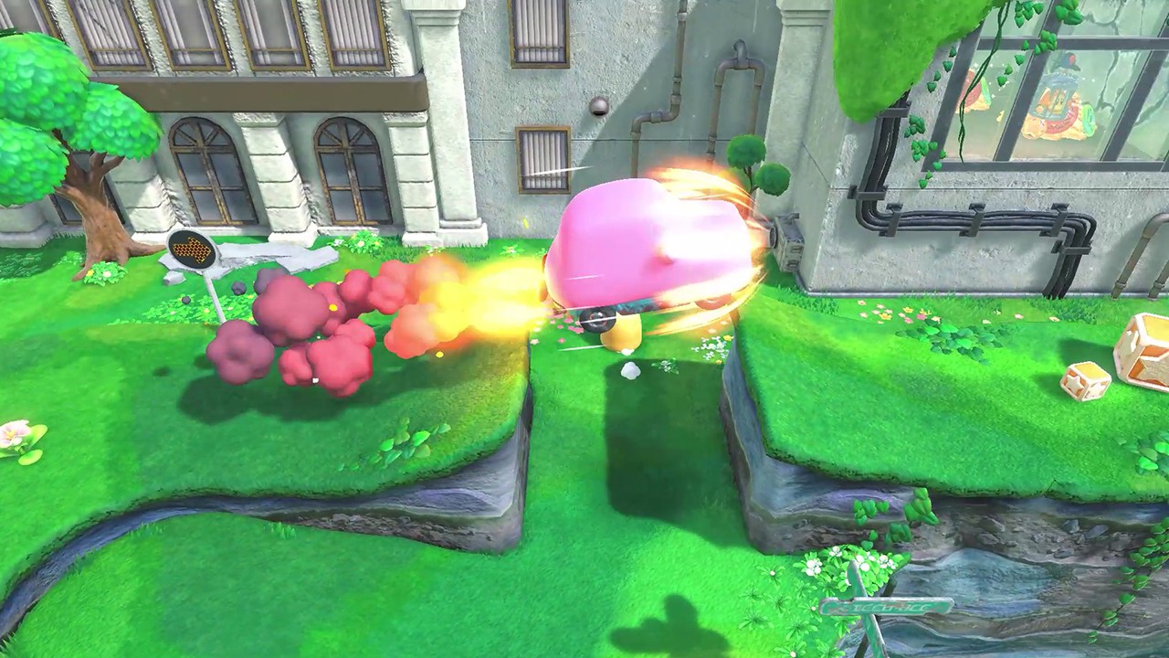 カービィ、新作で車や自販機に変形!?の画像