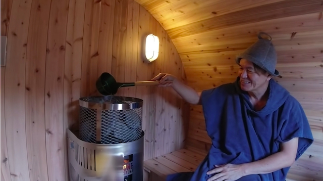 芸能界にバレルサウナブーム？の画像