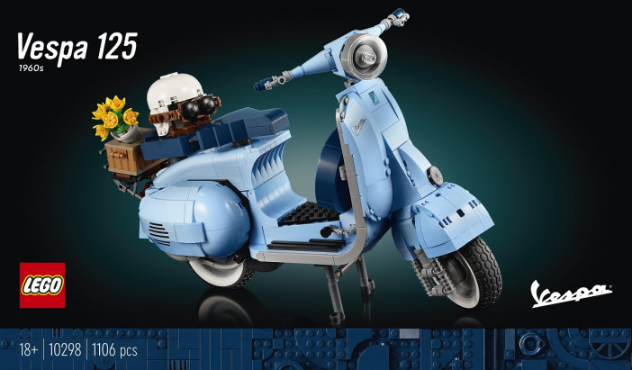 世界で愛されるスクーター「ベスパ125」がレゴで完全再現