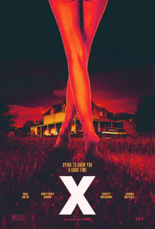 A24ホラー『X エックス』ミア・ゴスが斧を持つビジュアル＆予告編 公開日は7月8日に決定｜Real Sound｜リアルサウンド 映画部
