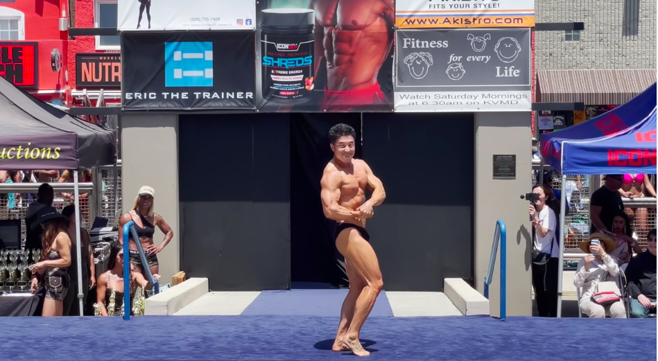 なかやまきんに君、米・ボディービル大会で優勝の画像