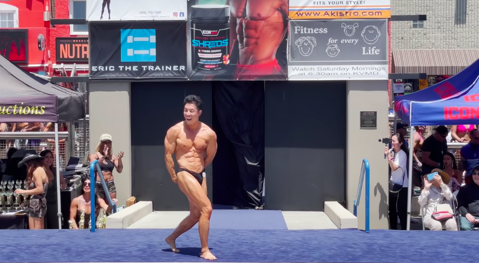 なかやまきんに君、米・ボディービル大会で優勝の画像