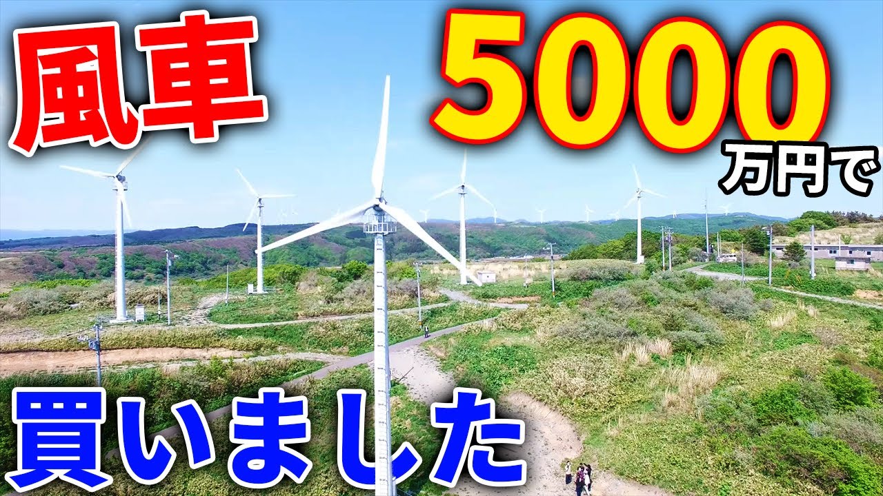 人気YouTuberが5000万円で“風車”を購入
