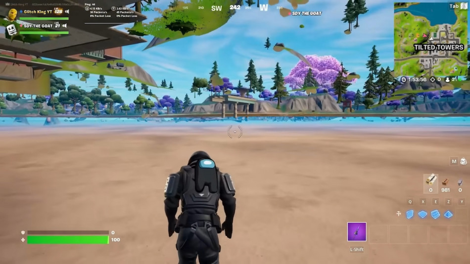 フォートナイトで確実に生き残れるバグ発見？