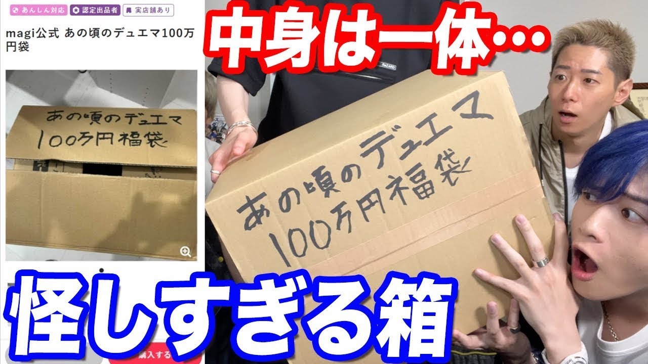 ヒカル、100万円の怪しすぎる箱を購入の画像