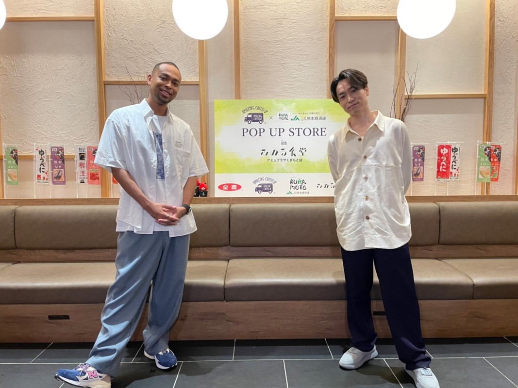 EXILE TETSUYA&NESMITH、アメコPOP UPストア訪問