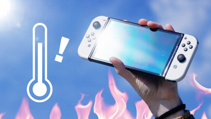 Nintendo Switchは何度まで高温になるとスリープ状態になるのか？　海外YouTuberが興味深い実験