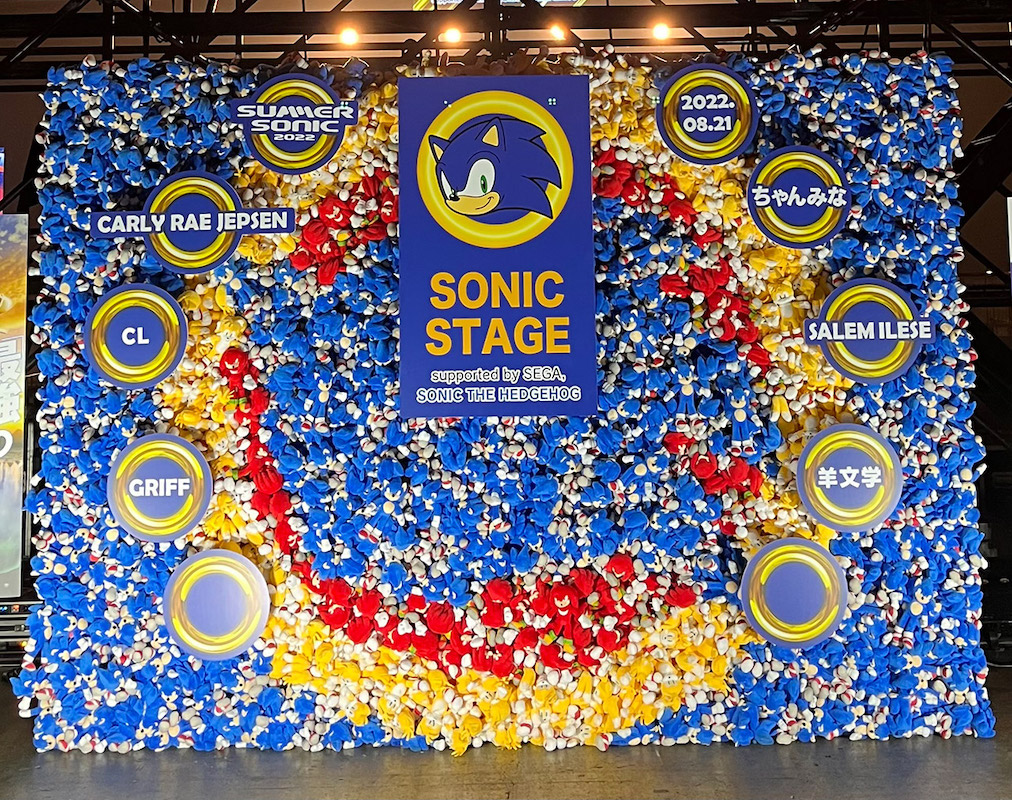 「ソニック・ザ・ヘッジホッグ」とSUMMER SONIC 2022 がコラボの画像