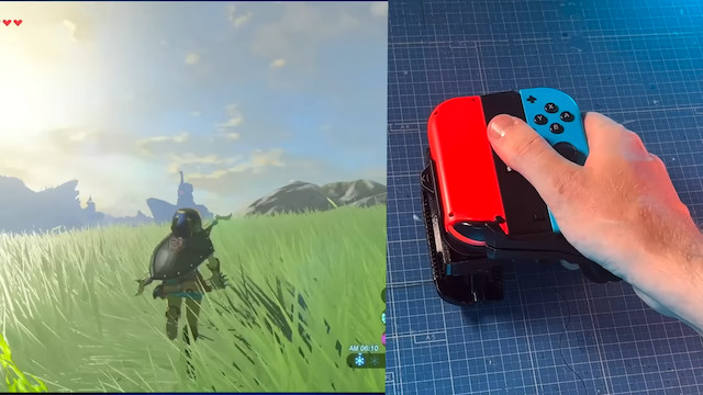 片手で操作できるSwitchコントローラーの画像