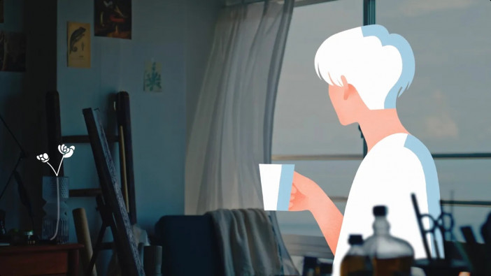 ヨルシカ、ドラマ『魔法のリノベ』主題歌「チノカテ」MV公開　実写＆アニメで男女の暮らしや別れを描く