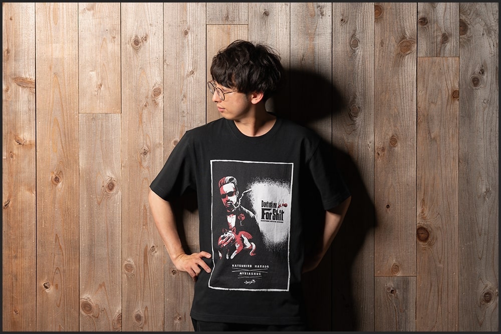 『鉄拳』シリーズの原田勝弘氏のTシャツが登場の画像