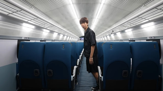 はじめしゃちょー、リニア中央新幹線を貸切の画像