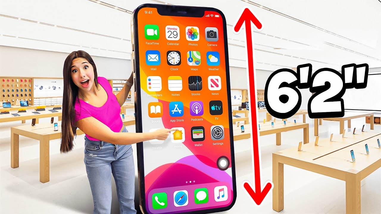 海外YouTuberが巨大なiPhoneを購入