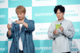 稲垣＆草彅＆香取、サントリーイベントに登場の画像