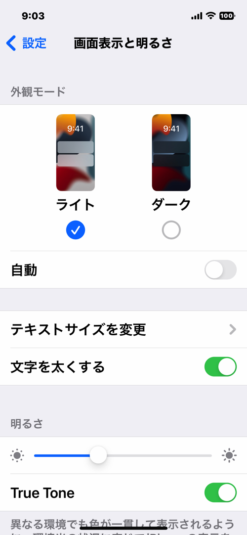 iOSのテキストサイズ変更方法を解説の画像