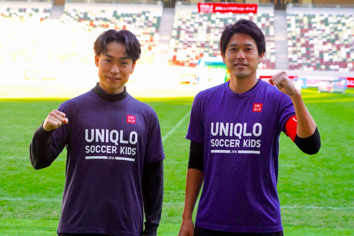 EXILE TETSUYA監修のウォームアップダンスを内田篤人と初披露　1000人のサッカーキッズに「夢を叶えるお手伝いができたら」