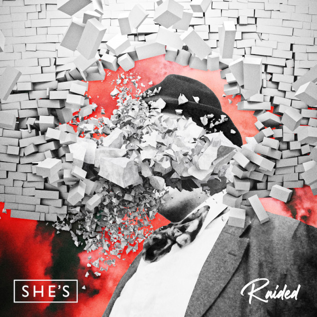 SHE’S 新曲「Raided」ジャケット