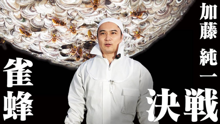 ゲーム実況者・加藤純一、視聴者の家のスズメバチの巣を駆除　あまりの巨大な巣にプロも驚き