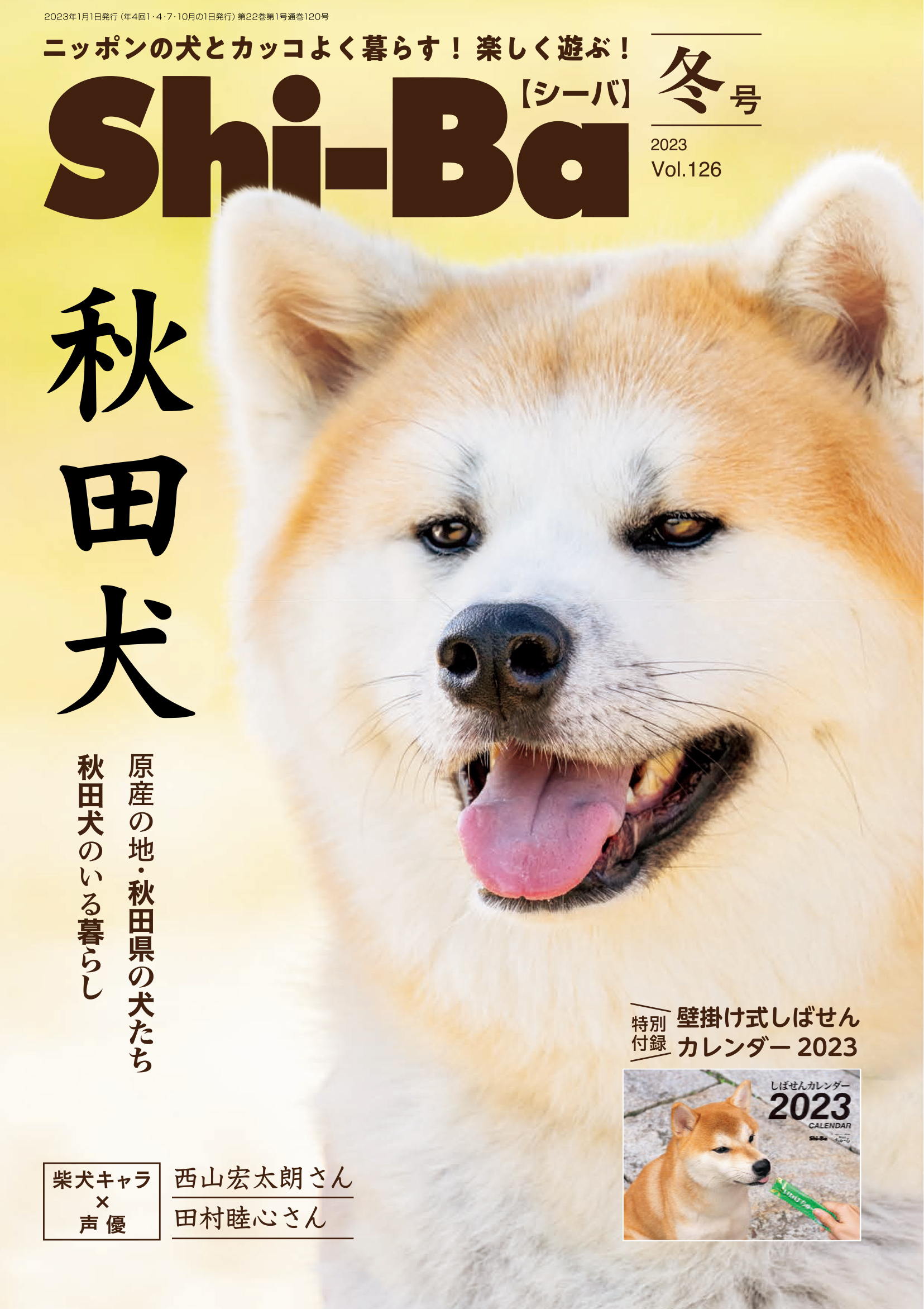 秋田犬 の魅力を徹底特集 Shi Ba シーバ 最新号 大人気の柴犬川柳カレンダーが特別付録 Real Sound リアルサウンド ブック