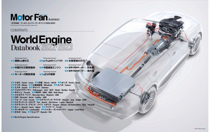 世界中の自動車のエンジンをまとめる世紀の奇書!?　『ワールド・エンジン・データブック2022-2023』発売