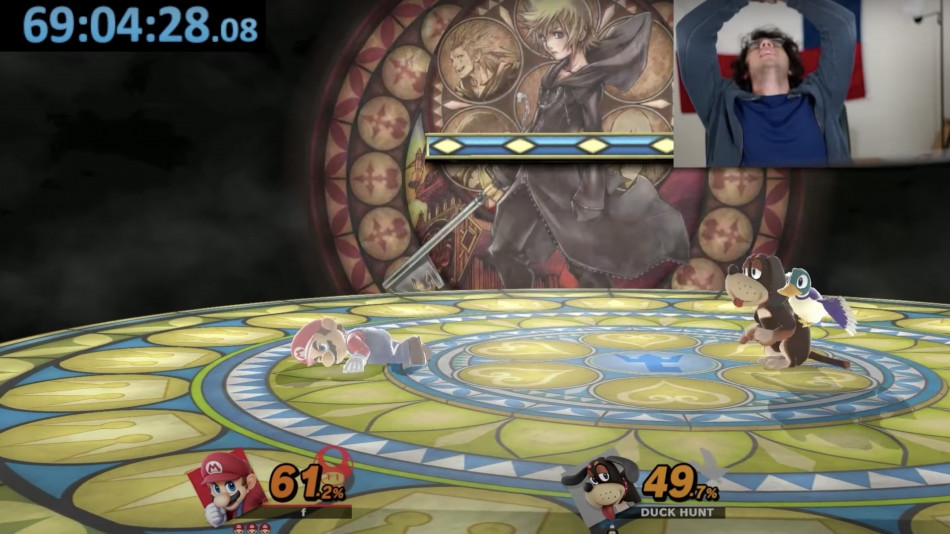 スマブラ』を69時間連続ぶっ通しでプレイ!? 驚異の忍耐力で