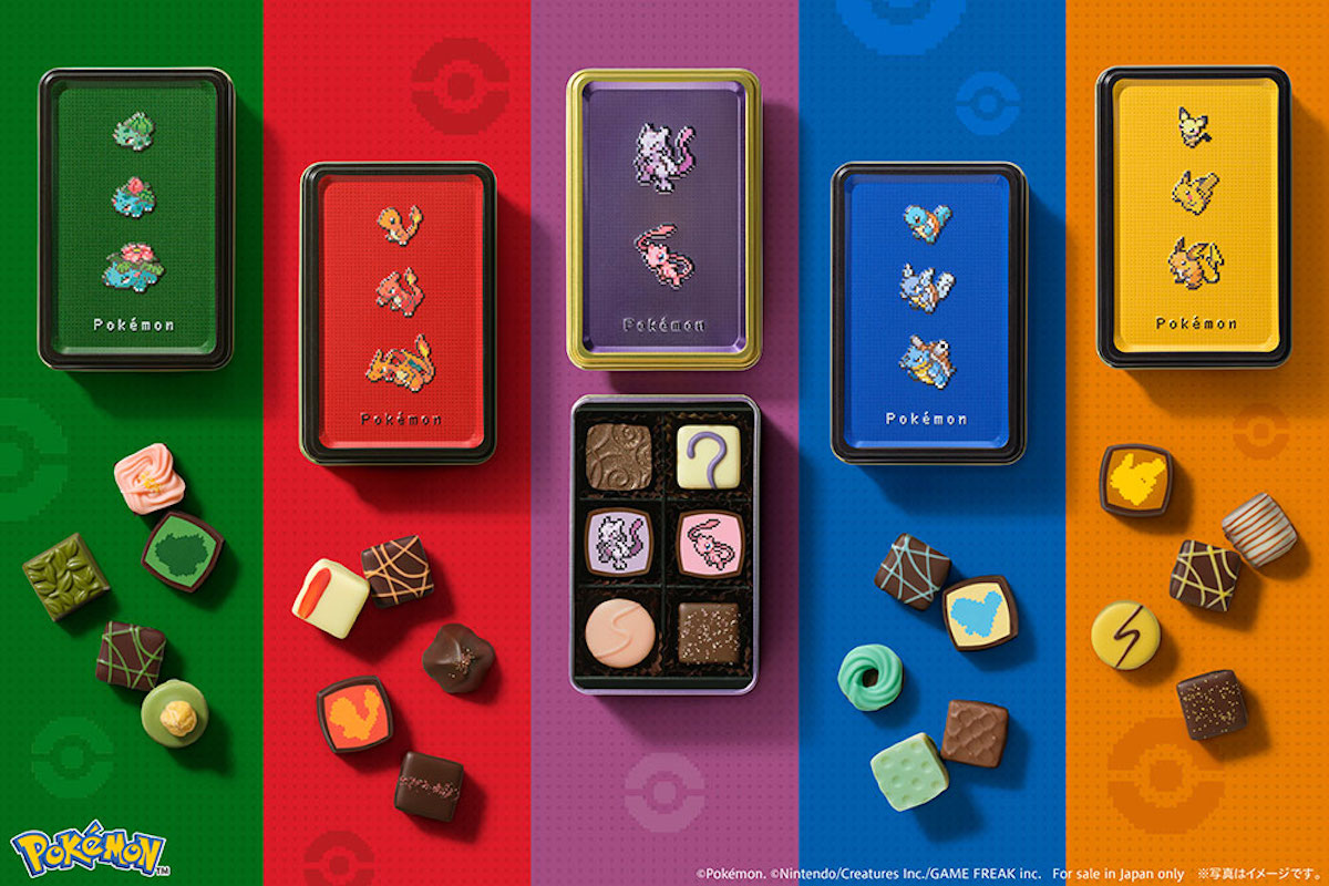 「ポケモン」のかわいいドットチョコレートが発売