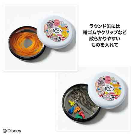 Disney 100 ステッカー＆缶ケース2個セット