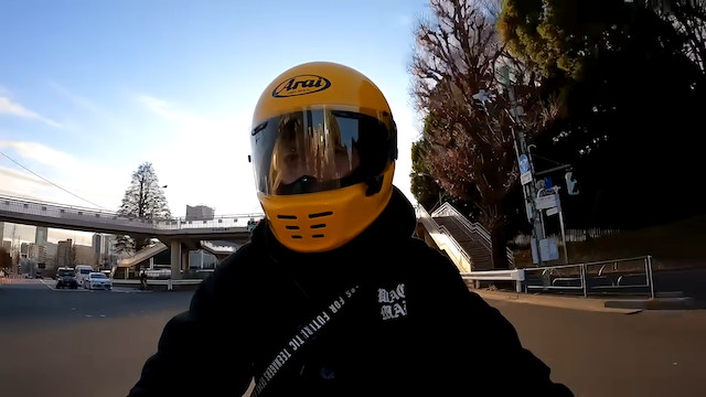 オリラジ藤森、愛車「CB400FOUR」でツーリングの画像