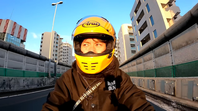 オリラジ藤森、愛車「CB400FOUR」でツーリングの画像