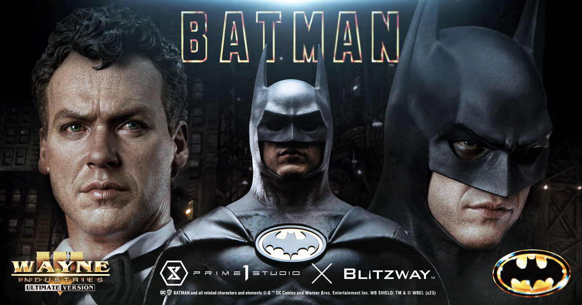 バットマンとブルース・ウェインが立体化の画像