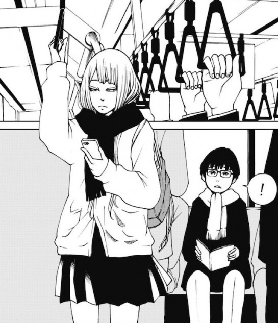 【漫画】フランス人女子高生が電車で……