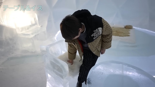 はじめしゃちょー、氷で作られたホテルに訪問の画像