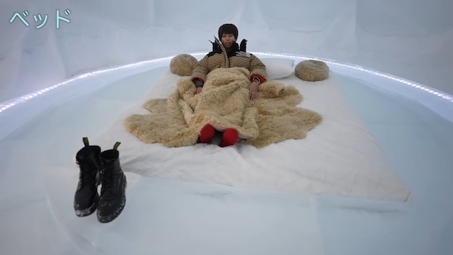 はじめしゃちょー、氷で作られたホテルに訪問の画像